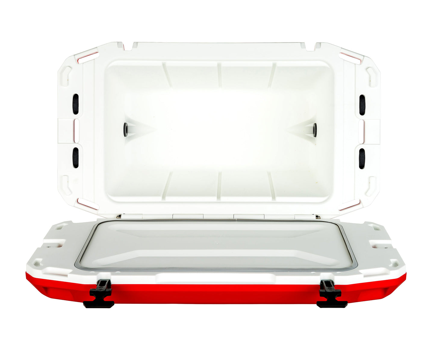 Currituck 30 and 50 Quart Premium Coolers - Red & White