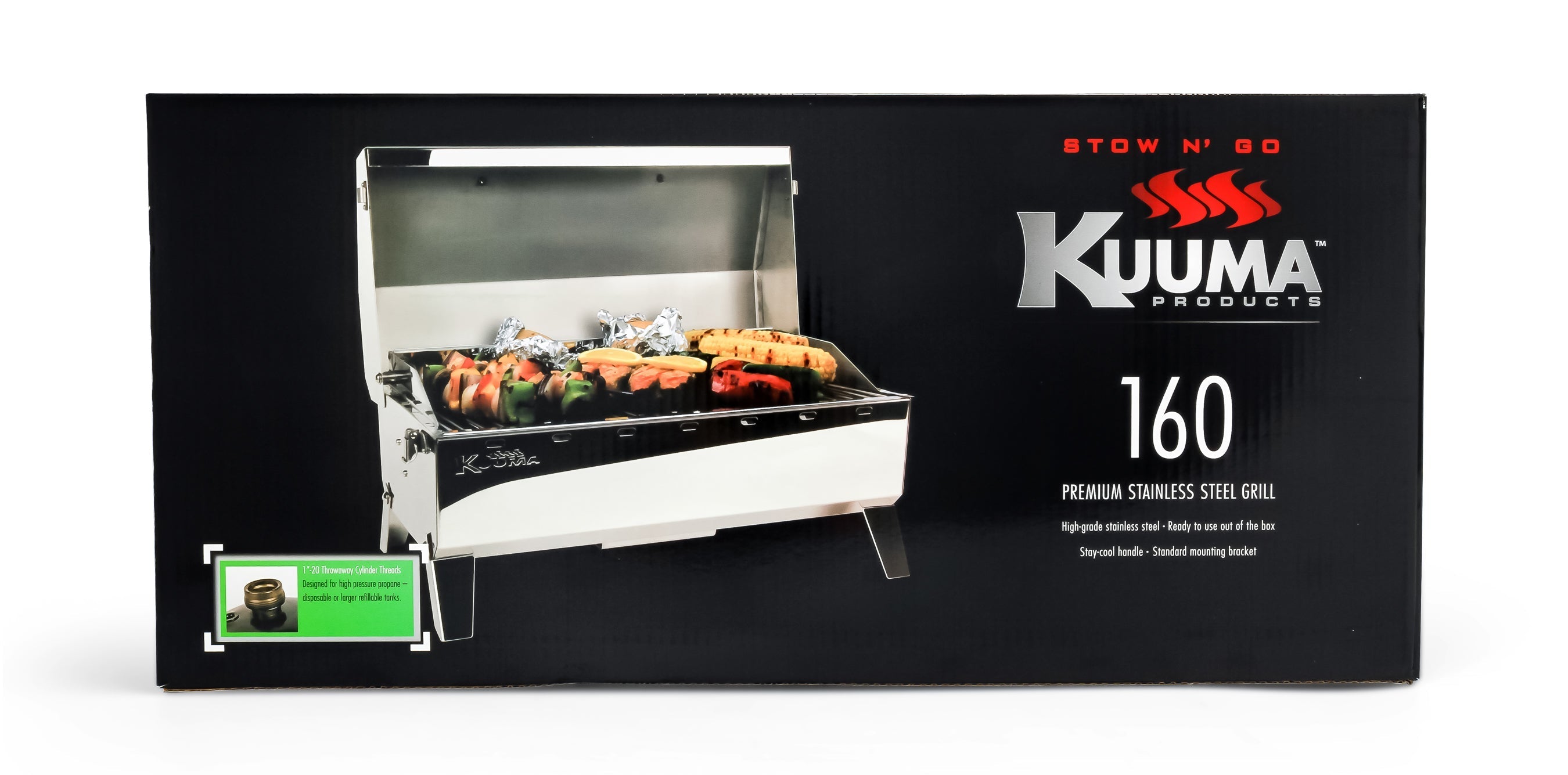 Kuuma stow and go 160 propane grill best sale